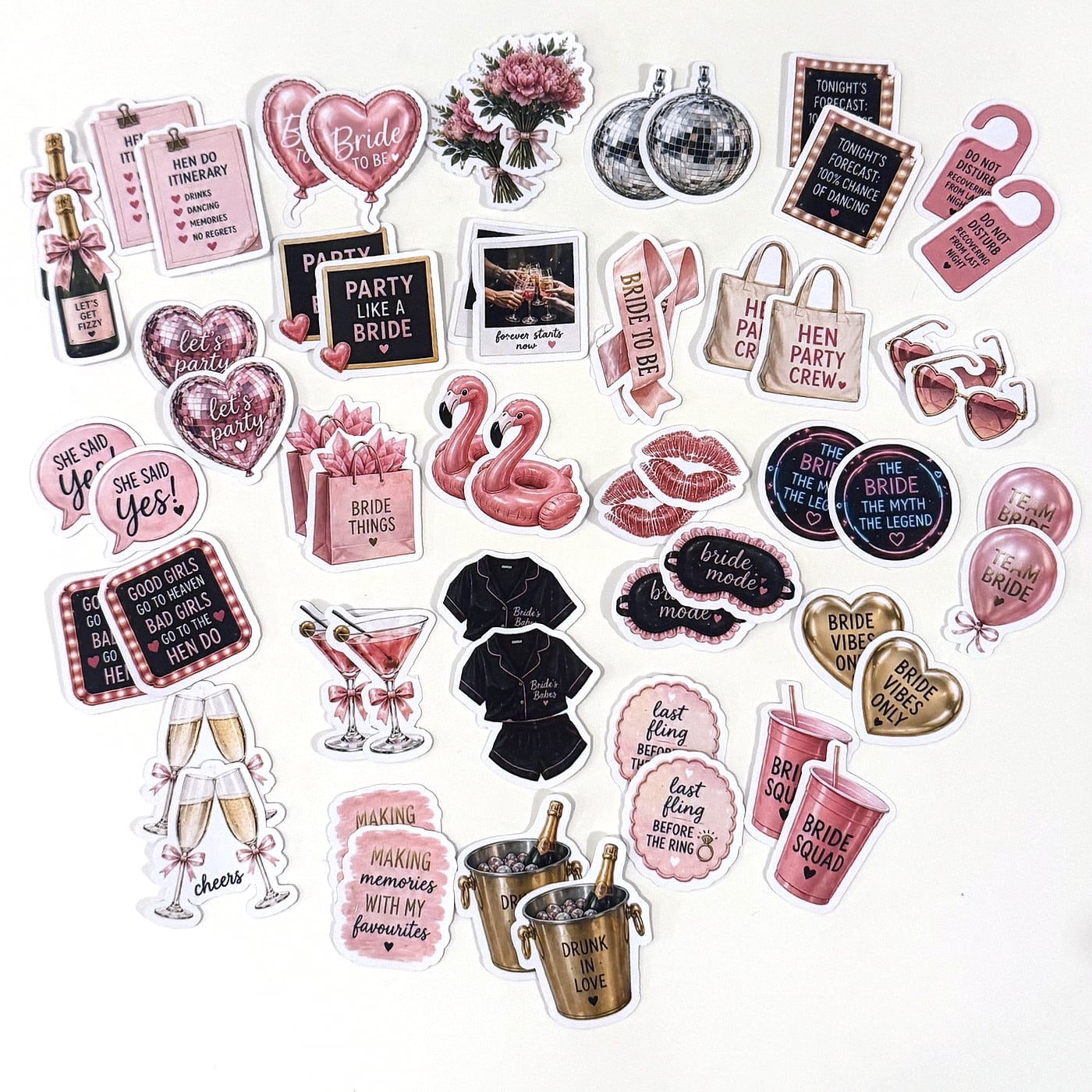 Hen Do Fun sticker pack