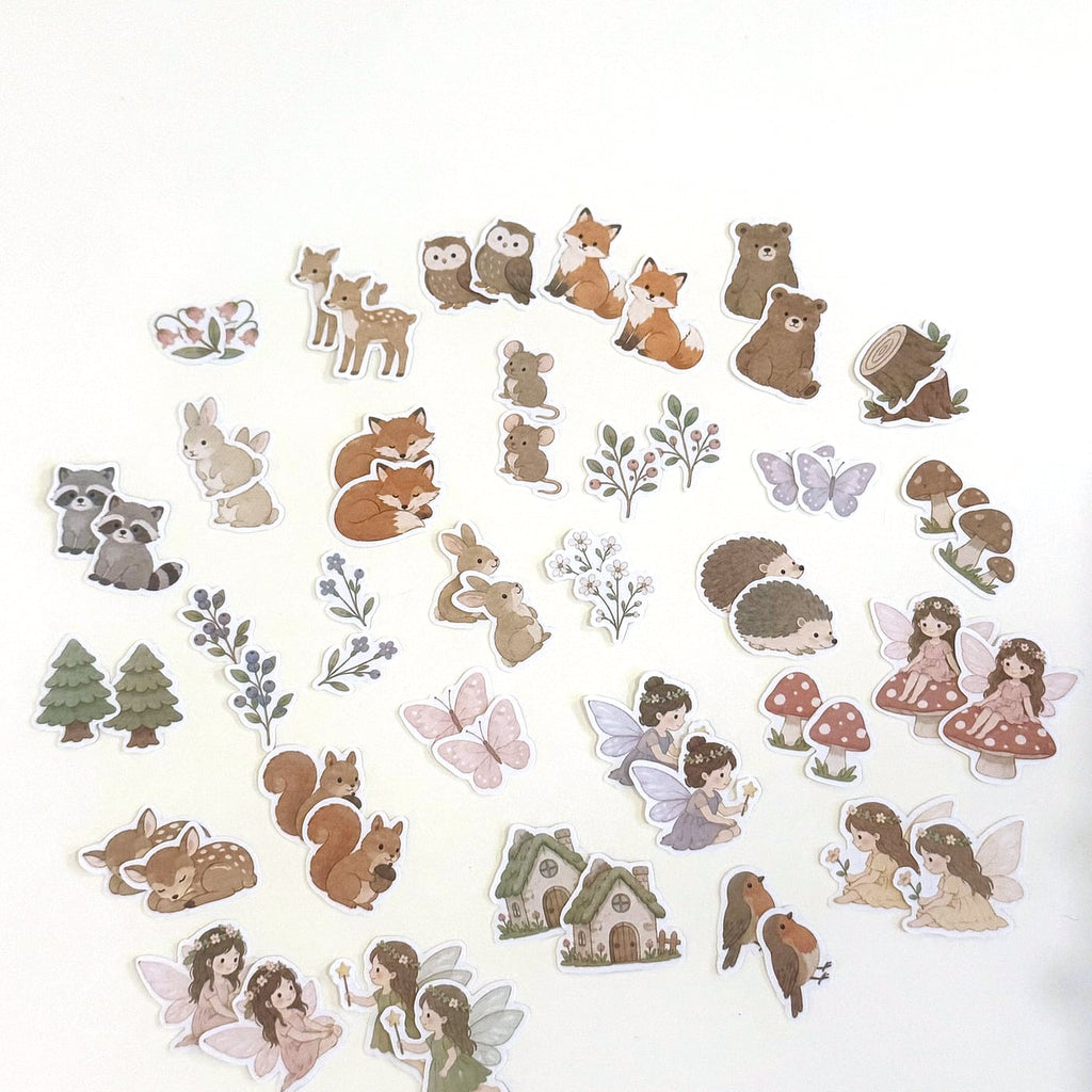 Fairies and Woodland Creatures sticker pack