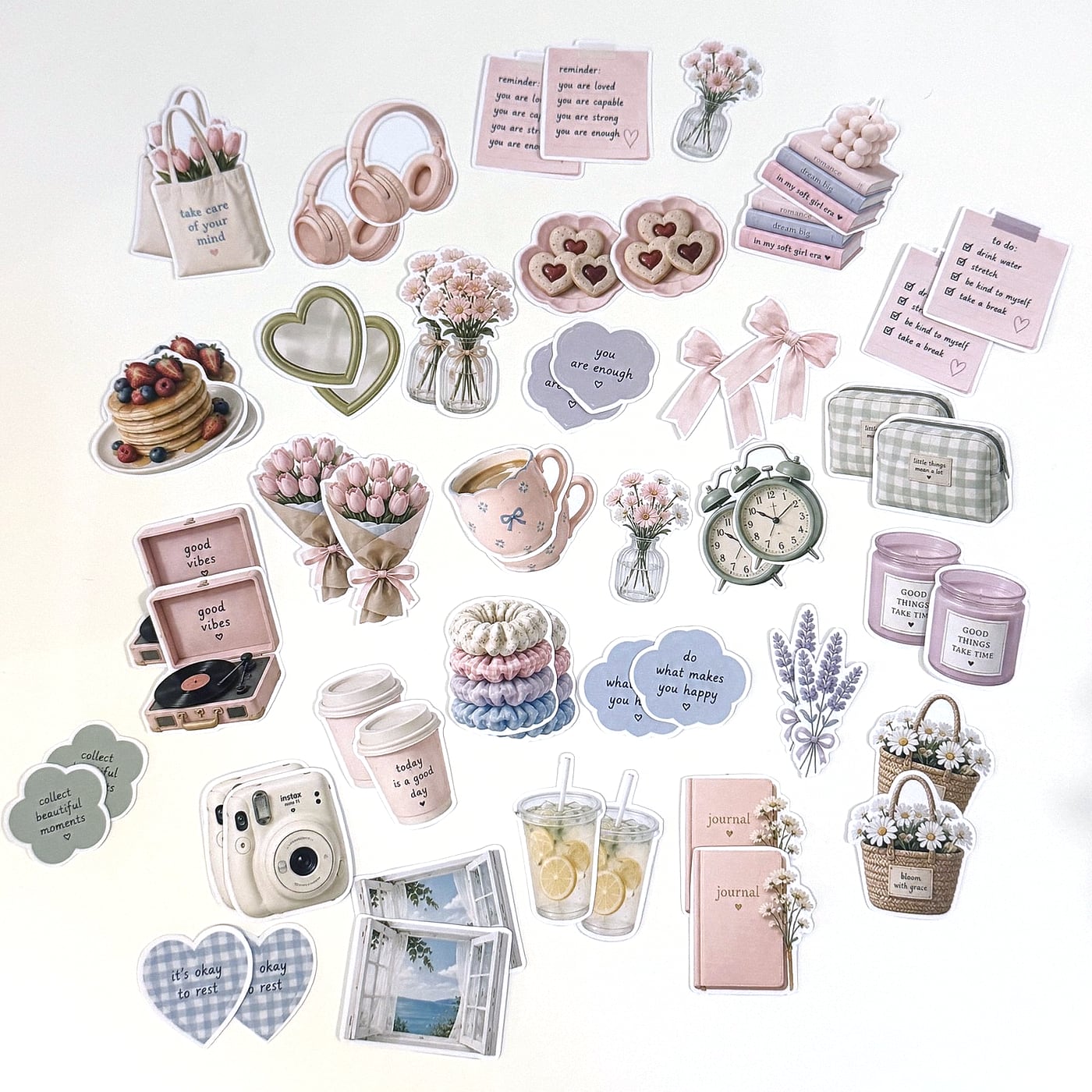 Pastel Girly Aesthetics sticker pack