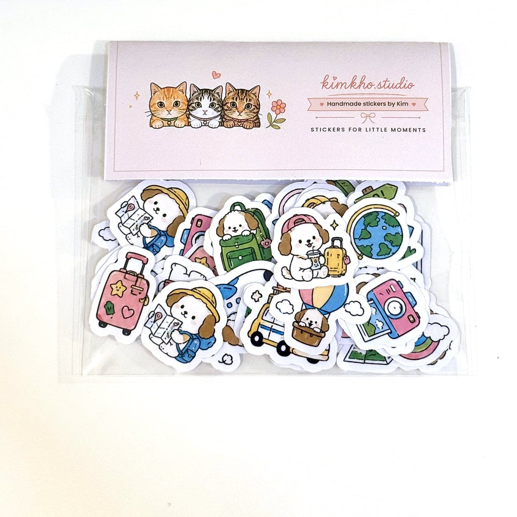 Davey the Dog Goes Travelling sticker pack, photo 2