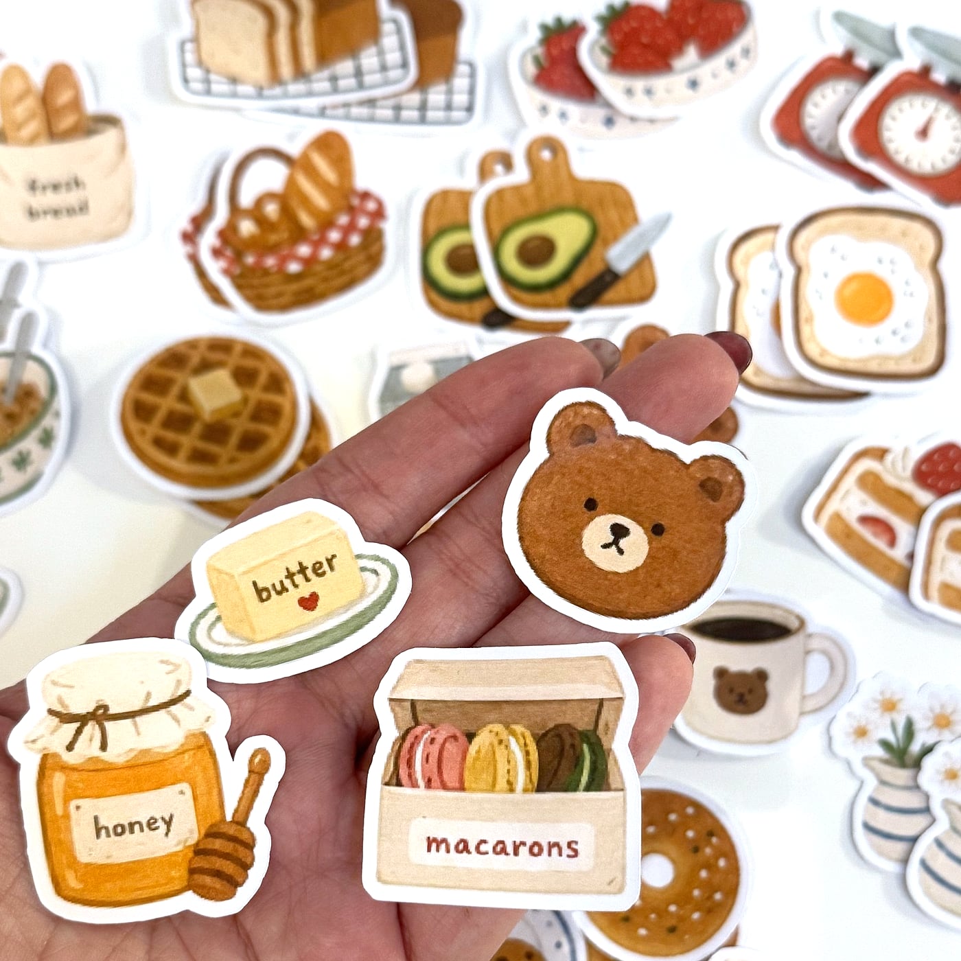 Teddy’s Breakfast sticker pack, photo 2