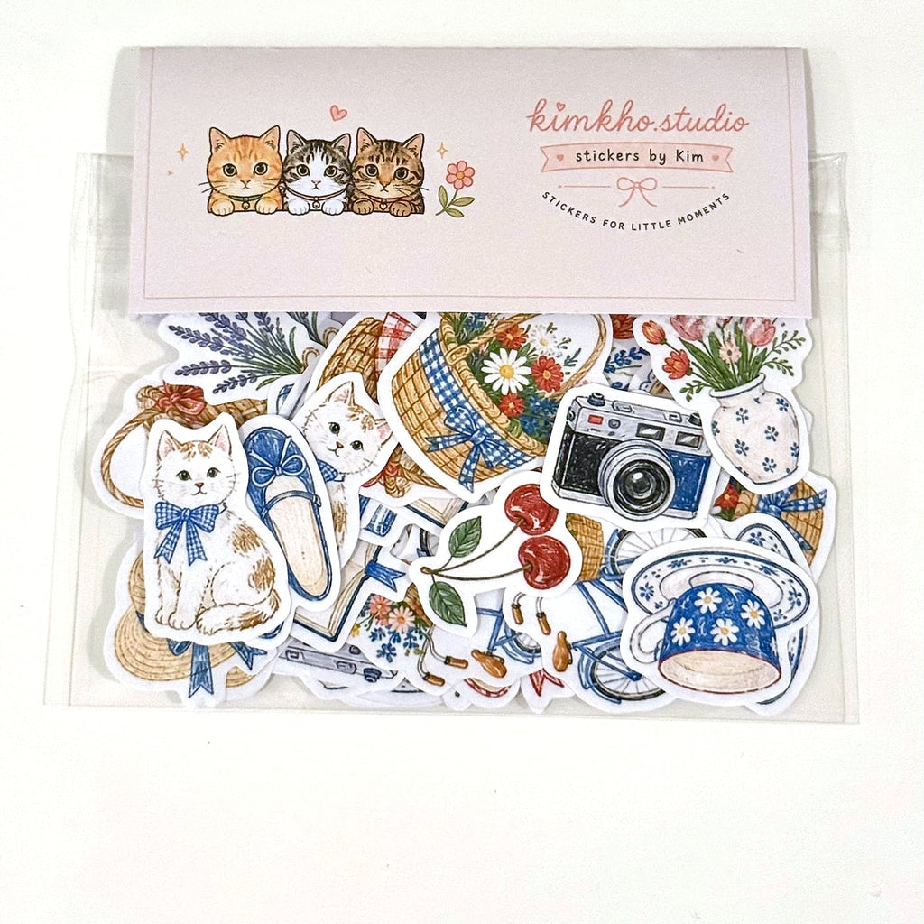 Blue Summer Picnic sticker pack, photo 2