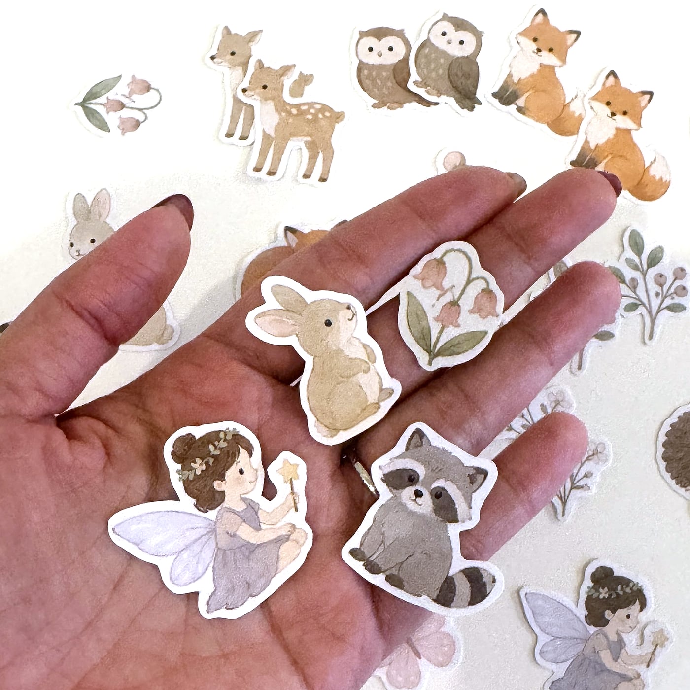 Fairies and Woodland Creatures sticker pack, photo 2