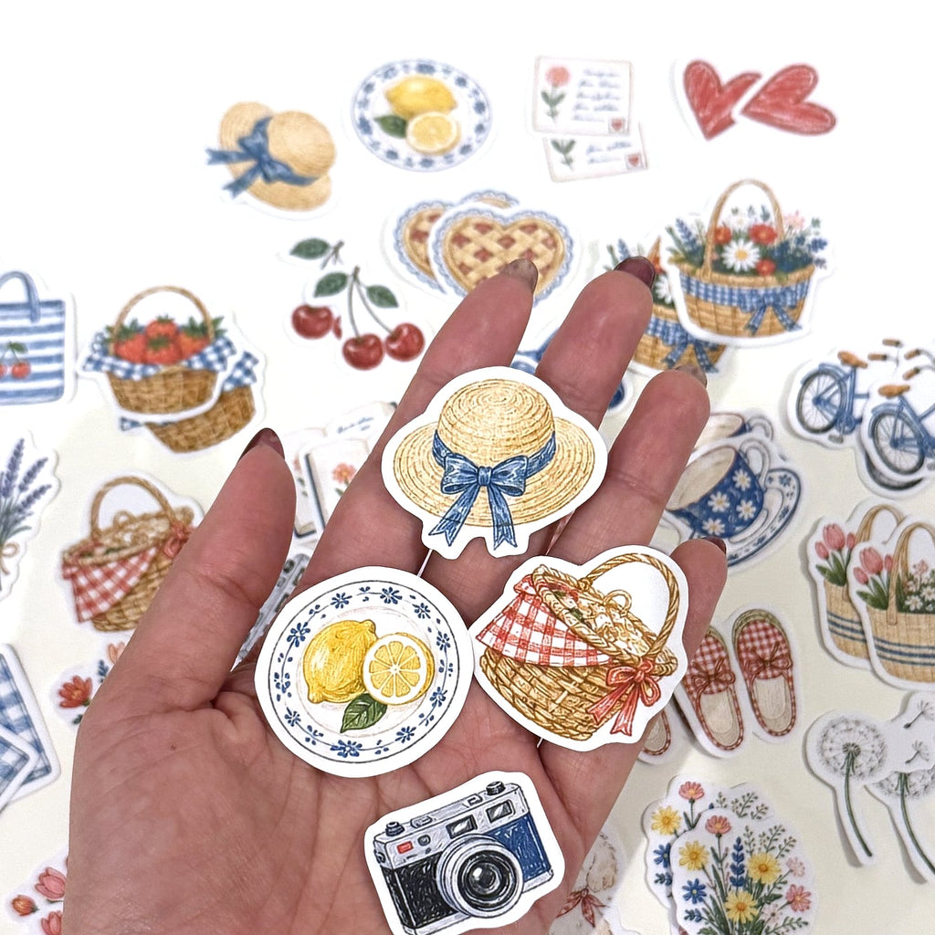 Blue Summer Picnic sticker pack, photo 3