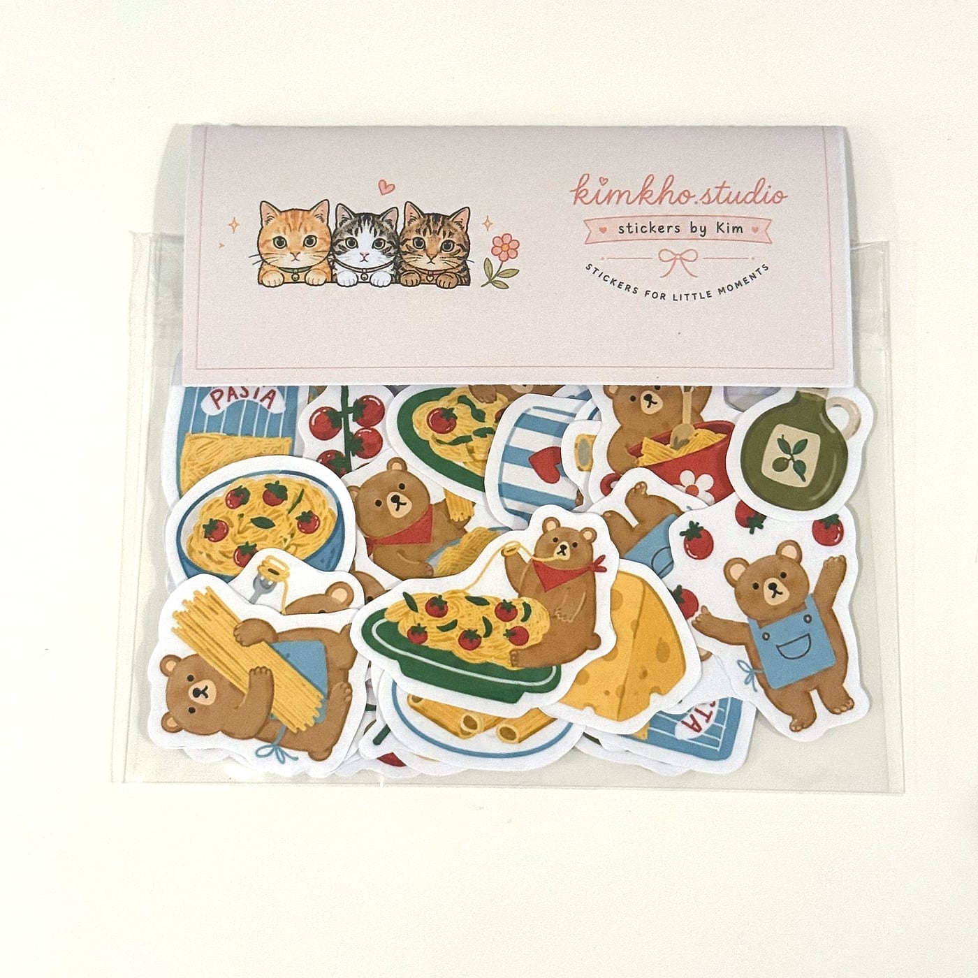 Pasta Bear sticker pack, photo 4