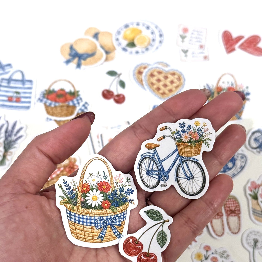 Blue Summer Picnic sticker pack, photo 5