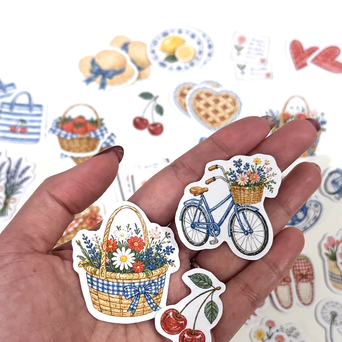Blue Summer Picnic sticker pack, photo 5